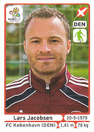 Lars Jacobsen Denmark samolepka EURO 2012 #204